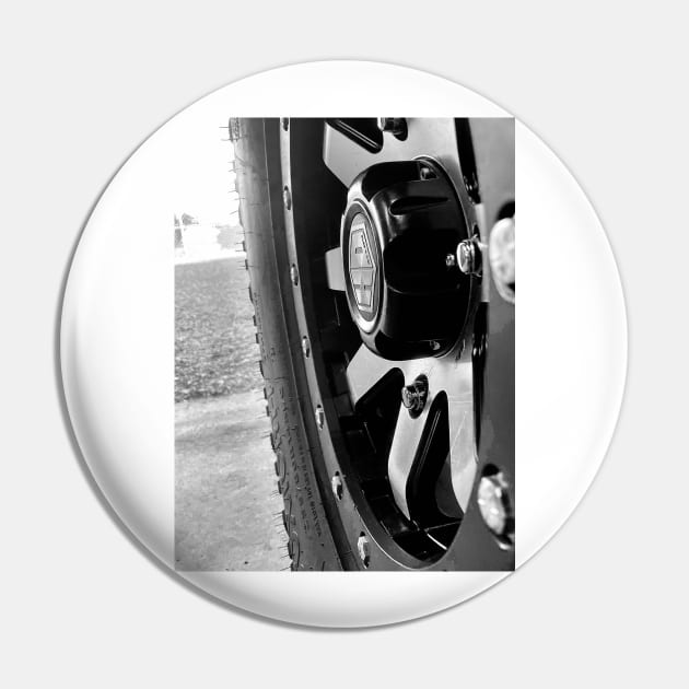 Black and White Tire Pin by DarkAngel1200