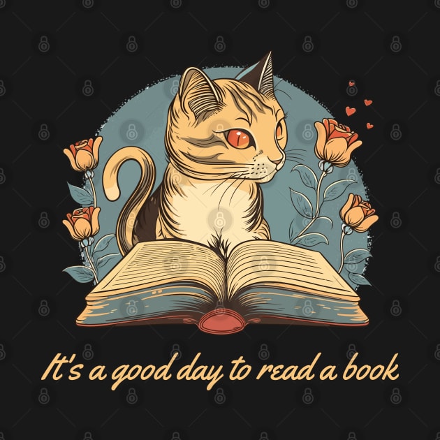 Cat and Book Retro 20 by Lita-CF