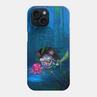 Shipwreck ghost captain Phone Case