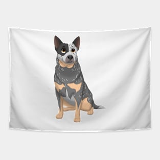 Blue Australian Cattle Dog Tapestry