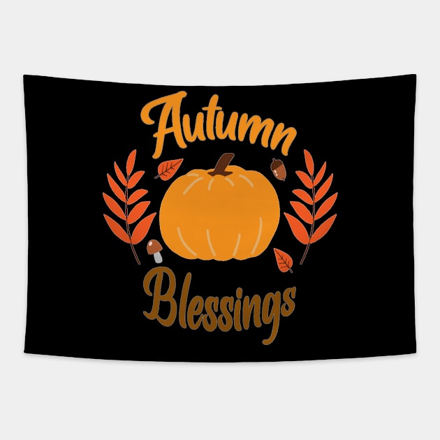 Autumn Blessings Tapestry by karascom