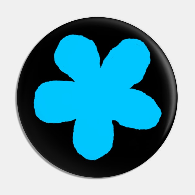 Blue sky flower Pin by Urom