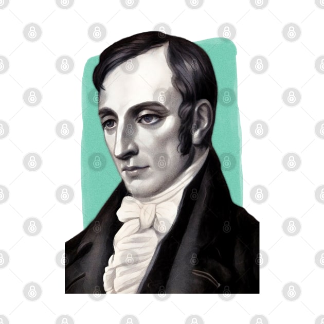 English Poet William Wordsworth illustration by Litstoy 