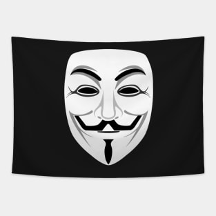 Minimalist Guy fawkes Tapestry