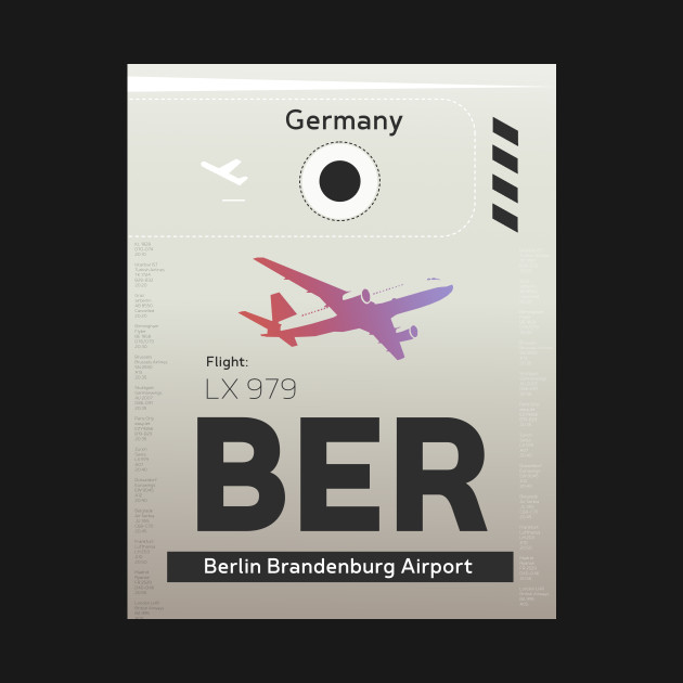 Discover BER BERLIN AIRPORT MODERN - Berlin - T-Shirt