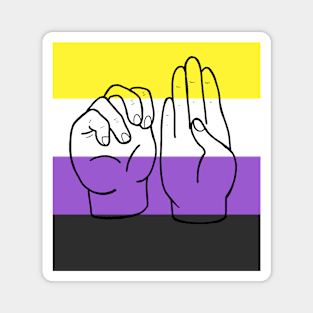 Sign language for Non-binary Magnet