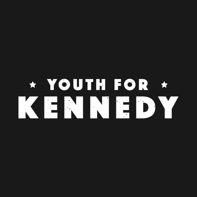 John F. Kennedy - 1960 'Youth for Kennedy (White) by From The Trail