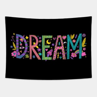 Cute Beautiful Designer Dream Quote - Positive Quotes Tapestry