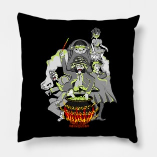 witches and monsters classic Pillow