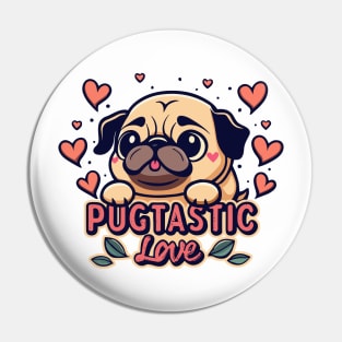 Pugtastic Love Pin