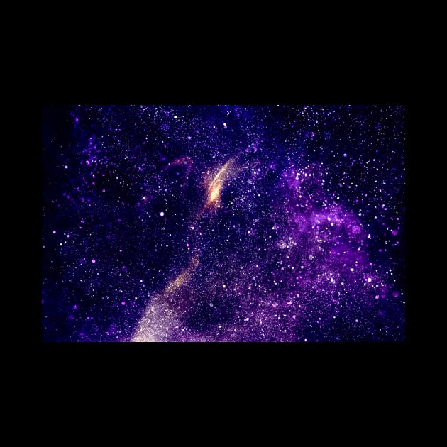 Ultra violet purple abstract galaxy by PLdesign