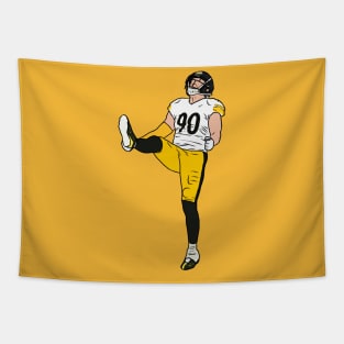 TJ Watt Celebration Tapestry