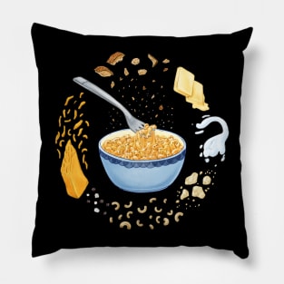 Macaroni and Cosmos Pillow