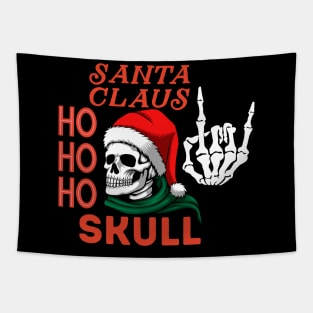 Santa skull Tapestry