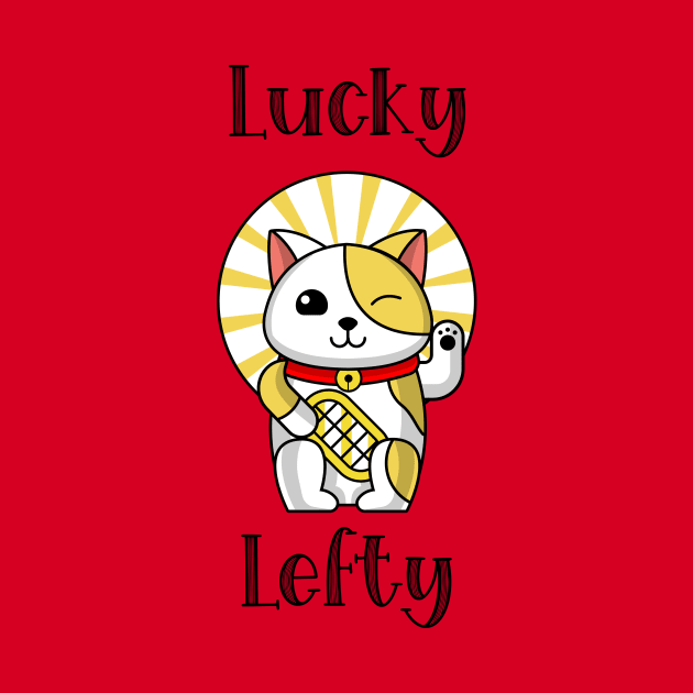 Lucky Lefty Japanese Fortune Cat by Alaskan Skald