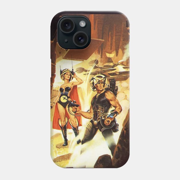 Futuristic Space Pilots Phone Case by Starbase79