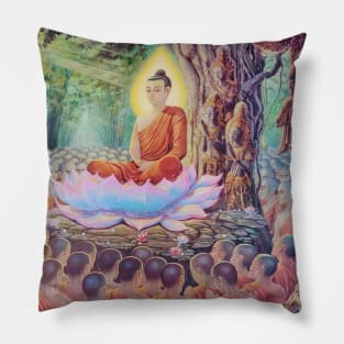 Buddha spreading light Pillow