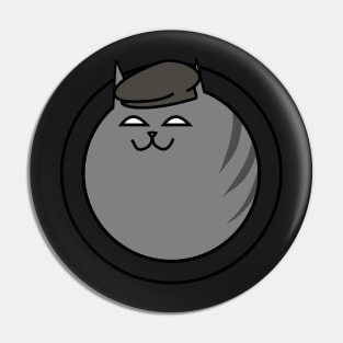 Sassy Gray Cat | Cool Kitten | Funny Kitty Pin