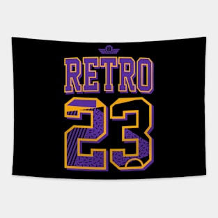 Retro Sneaker Jersey Field Purple Tapestry