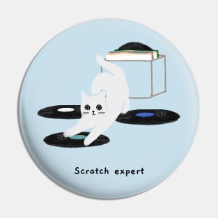 Record scratching Pin