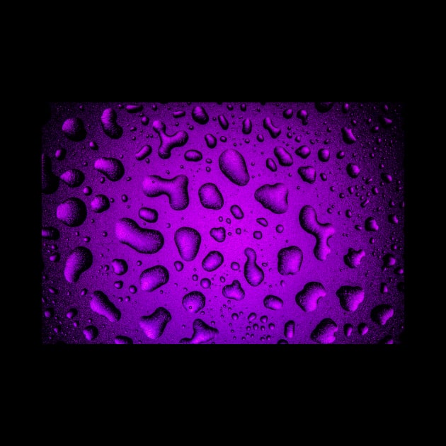 Cool Grainy Purple water drops by PLdesign