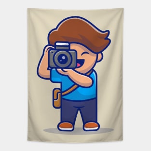 Cute Photographer Tapestry