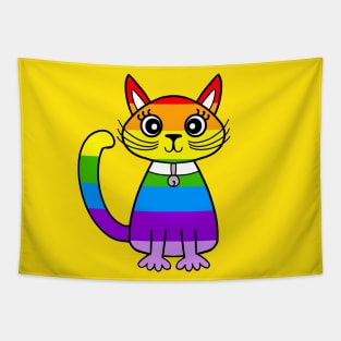 RAINBOW Cat Lovers Tapestry