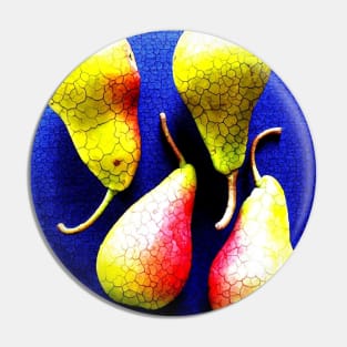 Peaches art Pin