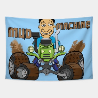 Mud Machine Off Road Truck Tractor Tapestry