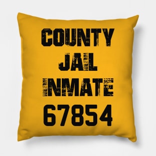 County Jail Inmate 67854 Pillow
