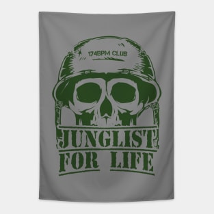 Junglist for Life ( Skull Soldier Edition ) Tapestry