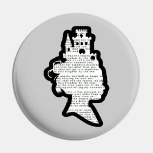 Annabel Lee - Poem Silouette Pin