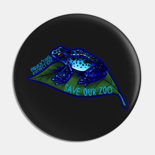 Day 21- Blue Poison Dart Frog Pin