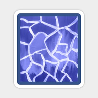 Abstract blue art print Magnet