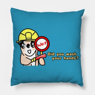 Be A "Wash Your Hands" Reminder Pillow