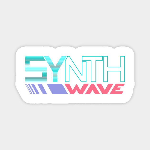 DX Synthwave Magnet by mikiex