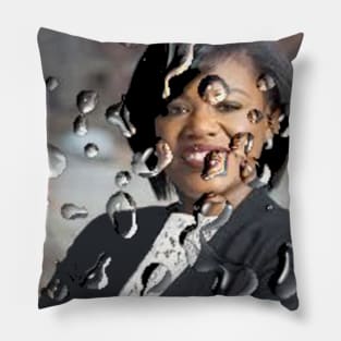 Cori Bush water drops Pillow