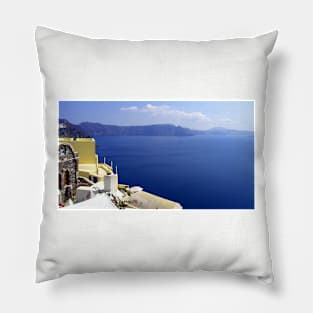 Santorini Caldera Pillow