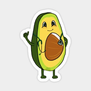 Doctor Avocado Magnet