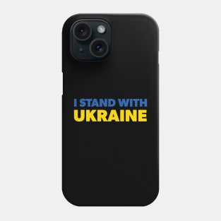 I STAND WITH UKRAINE Phone Case