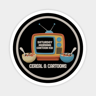 Saturday morning Cartoons Magnet