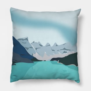 Moraine Lake, Banff National Park, Alberta, Canada Pillow