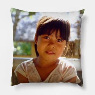 A Glowing Portrait Pillow