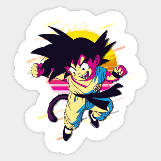 Kid Goku Nimbus Cloud Kid Goku Nimbus Cloud Sticker Teepublic