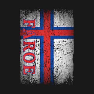 Faroe Flag Gift Women Men Children Faroe Retro Vintage T-Shirt