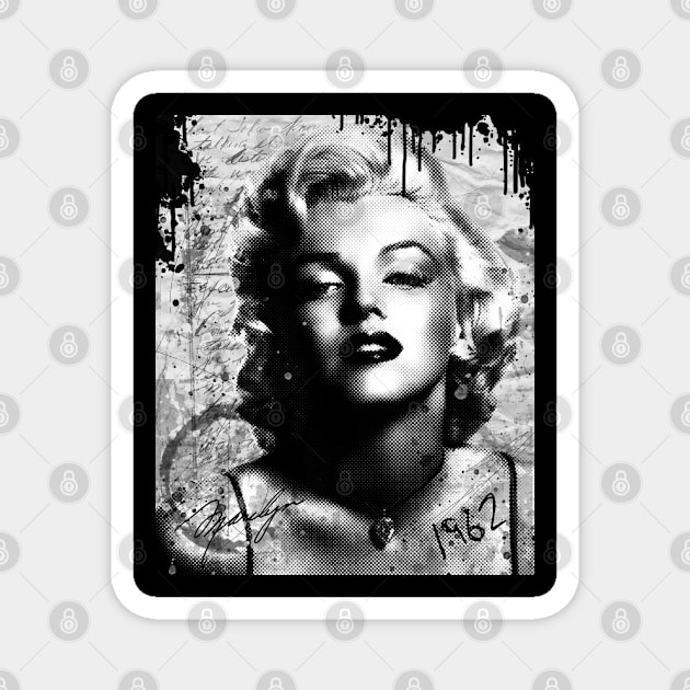 Marilyn Collage Magnet by bulletstudios