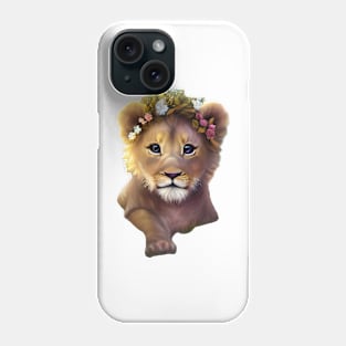 Cute Baby Lion Cub Graphic Phone Case