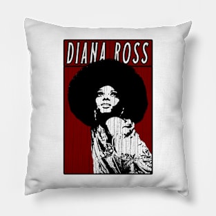 Vintage Retro Diana Ross Pillow