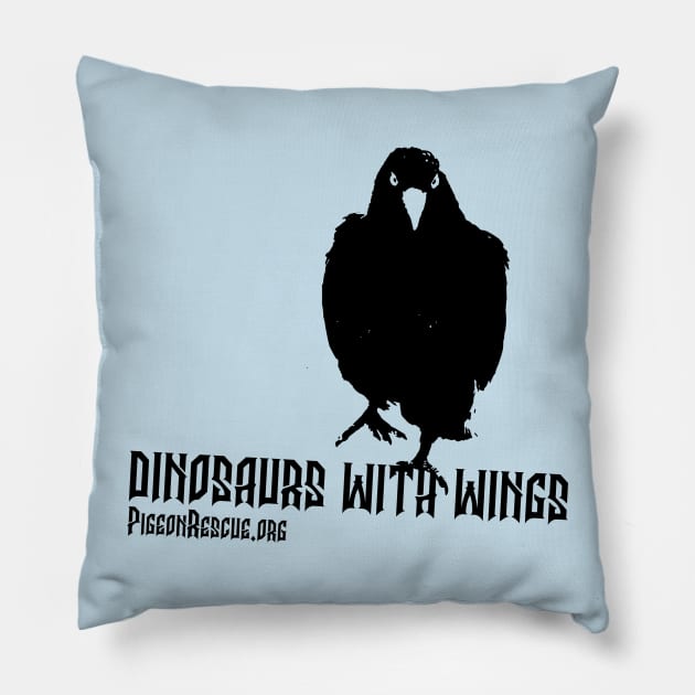 Dinosaurs With Wings Pillow by Palomacy