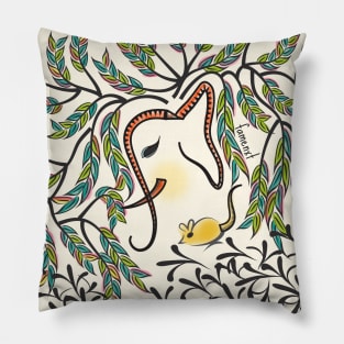 Jungle Elephant Pillow